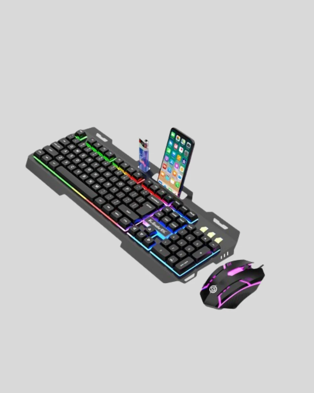 Gaming Klavye ve Mouse Seti PG8018 – Dayanıklı Tuşlar, Hızlı Komut