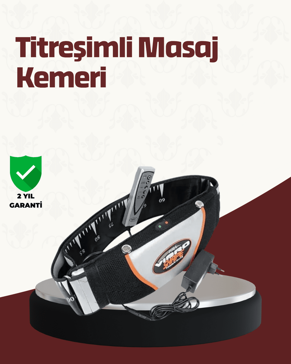Taşınabilir ve Çoklu Bölge Uyumlu Elektrikli Titreşim Kemeri
