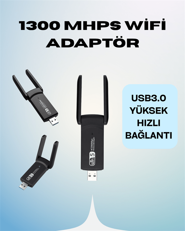 AC1200 USB WiFi Adaptör