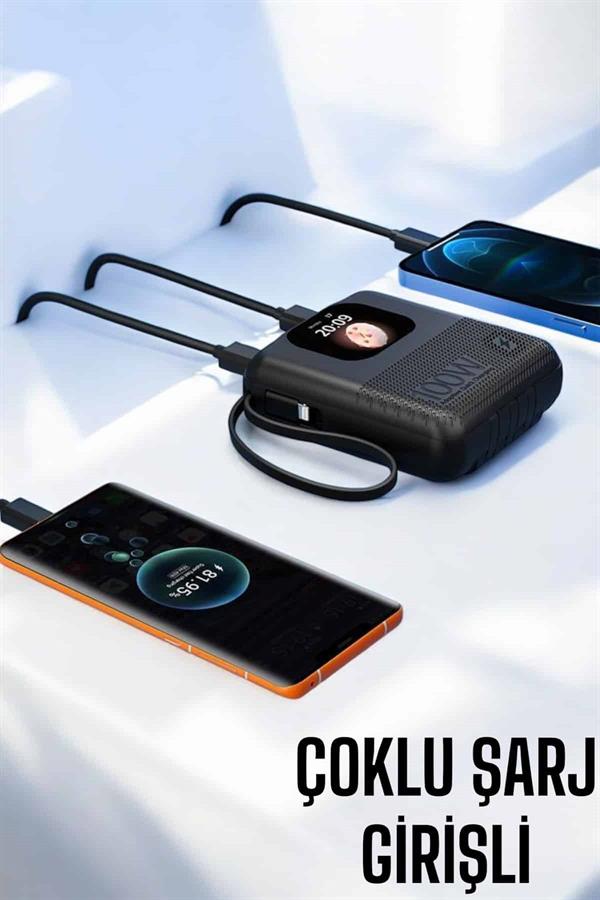 Akıllı Powerbank 10.000 MAH Müzik Dinleme Mesaj Gönderme Arama Cevaplama
