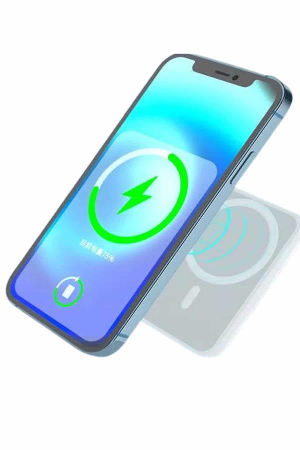 Kablosuz Magsafe Hızlı Şarj 5.000 mah Kablosuz Şarj Cihazı
