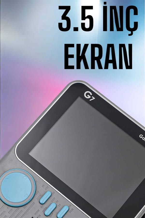 Mini Atari El Atarisi 3.5 inç Ekran Çift Konsol 666 Adet Retro Oyun Gameboy El Atarisi