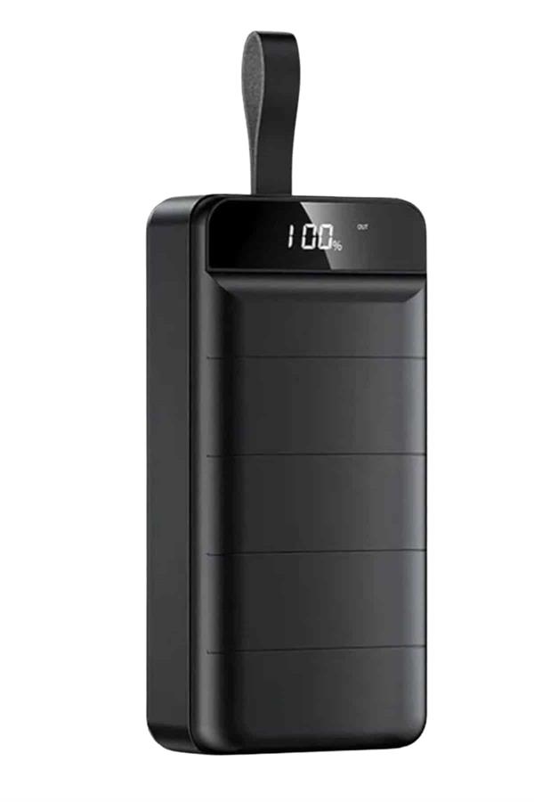 Powerbank 50.000 Mah Dijital Göstergeli Taşınabilir 4 Portlu Hızlı Powerbank