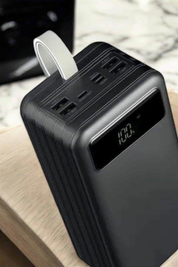 Powerbank 60.000 MAH 4 Portlu Uzun Şarj Süreli Dijital Göstergeli