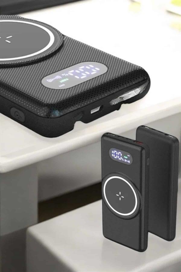 Powerbank Taşınabilir 10.000 Mah Hızlı Şarj Dijital Göstergeli