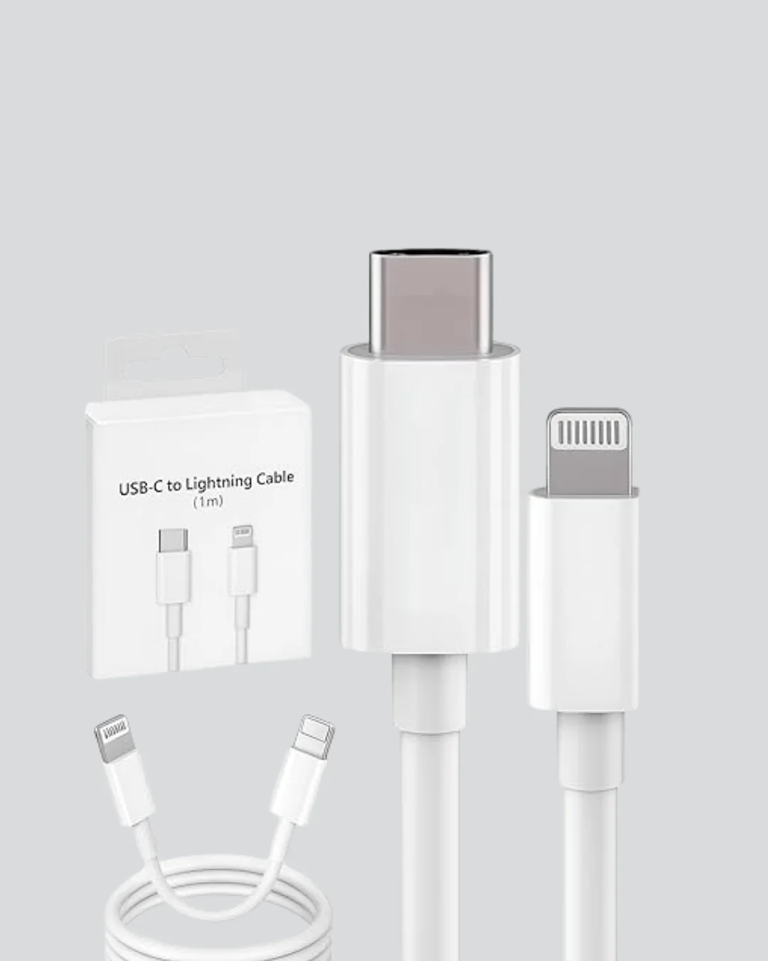 30W Type-C Lightning Hızlı Şarj Kablosu 1.2m iPhone Uyumlu