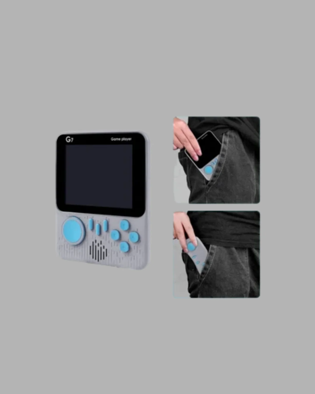 3.5 İnç LCD Ekranlı 666 Oyunlu Taşınabilir Retro Oyun Konsolu
