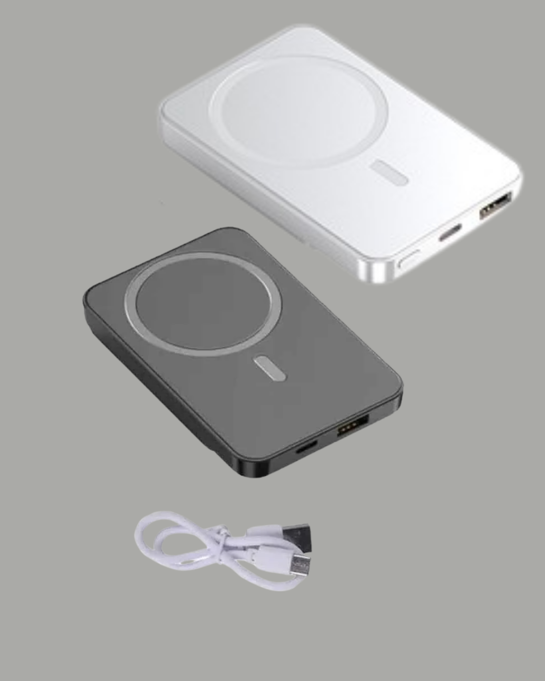 20W PD ve 15W Manyetik Kablosuz Şarj Destekli Taşınabilir Powerbank