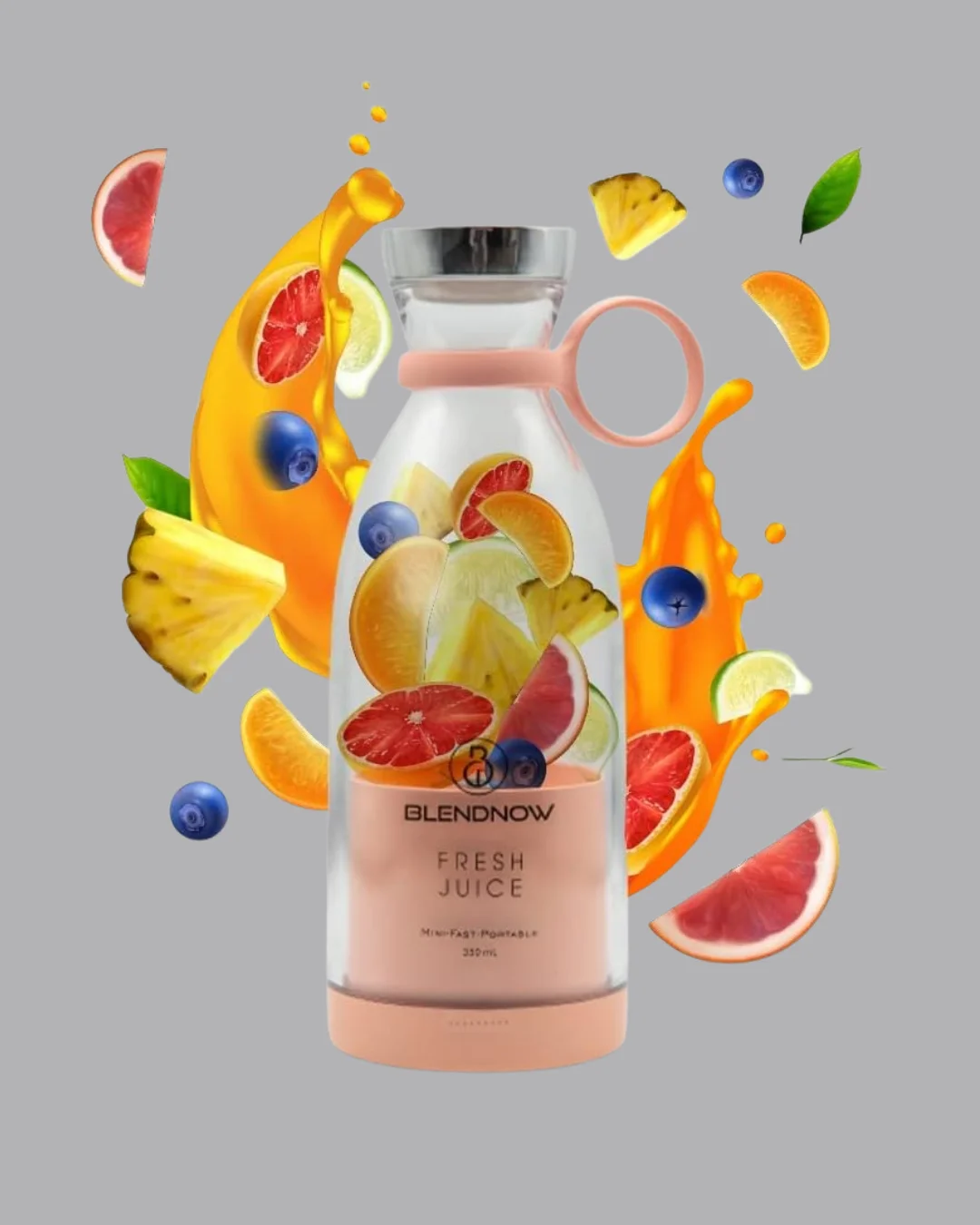 4 Bıçaklı Gıda Sınıfı Paslanmaz Çelik Taşınabilir Blender