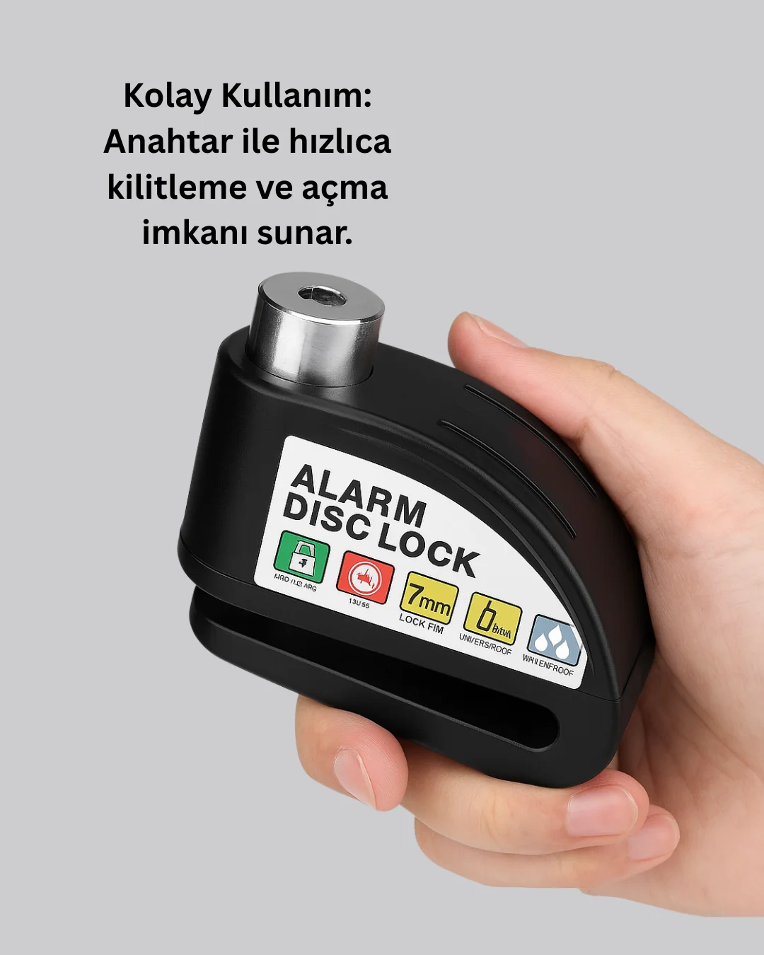 Disk Fren Kilidi Alarmlı Anti Hırsızlık Motosiklet Scooter Bisiklet Yeni Nesil