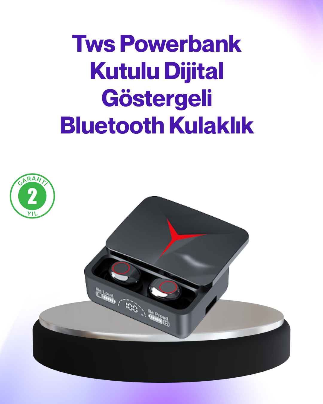 Ergonomik Tasarımlı Kablosuz Bluetooth Kulaklık – Yüksek Ses Performansı