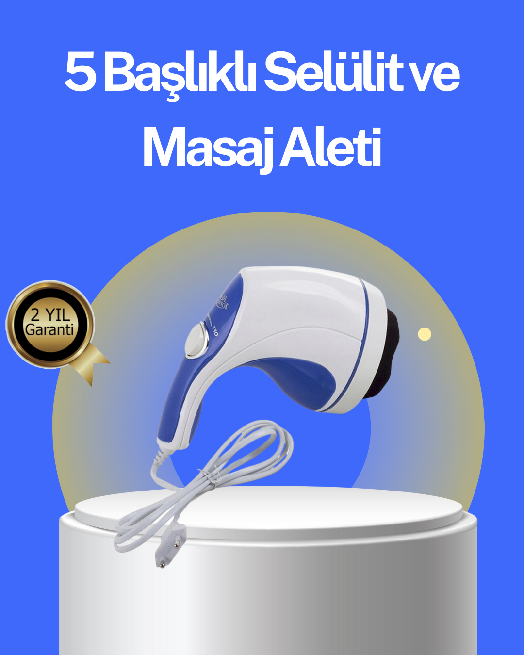 Hız Ayarlı Elektrikli Masaj Makinesi