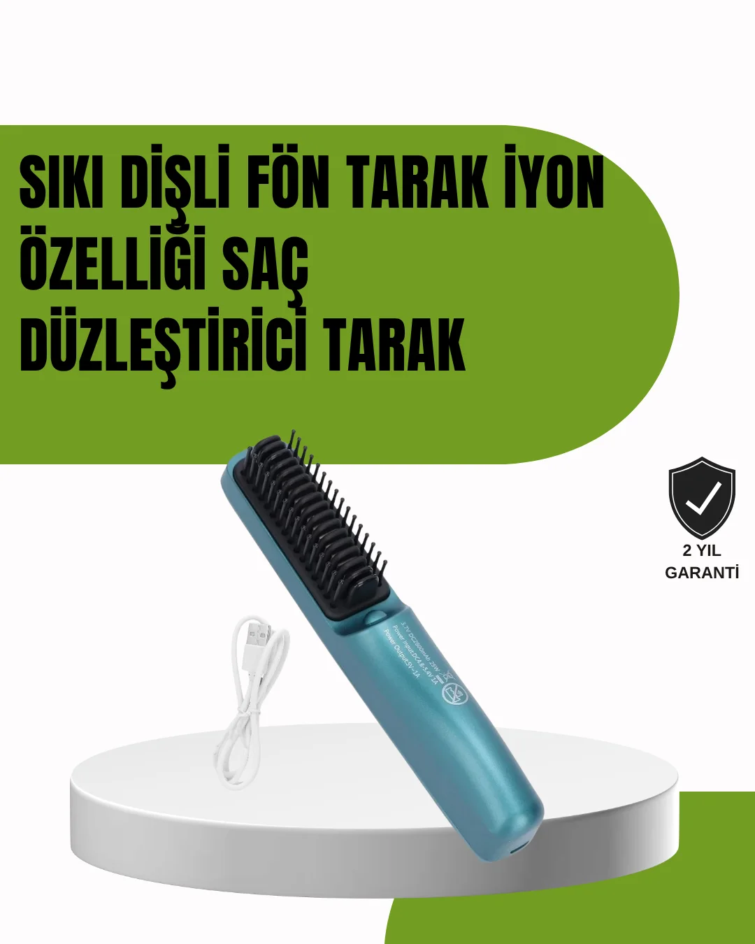 Negatif İyonlu Seramik Düzleştirici – Kablosuz Kullanım