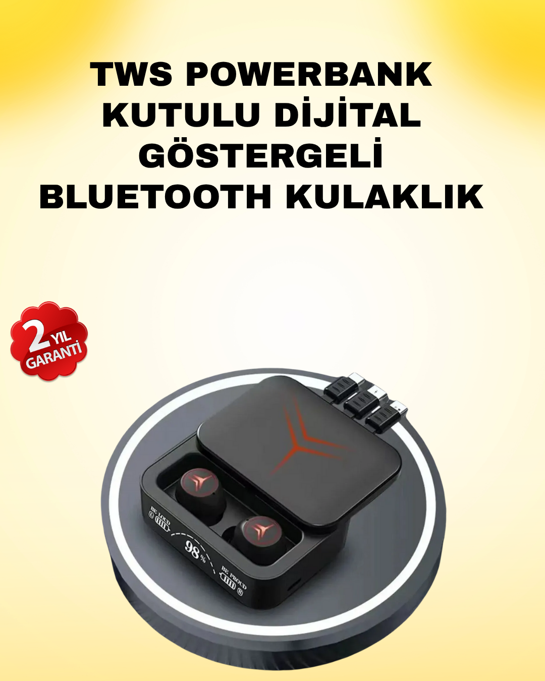 IPX6 Suya Dayanıklı Kablosuz Kulaklık – Hafif ve Taşınabilir Tasarım