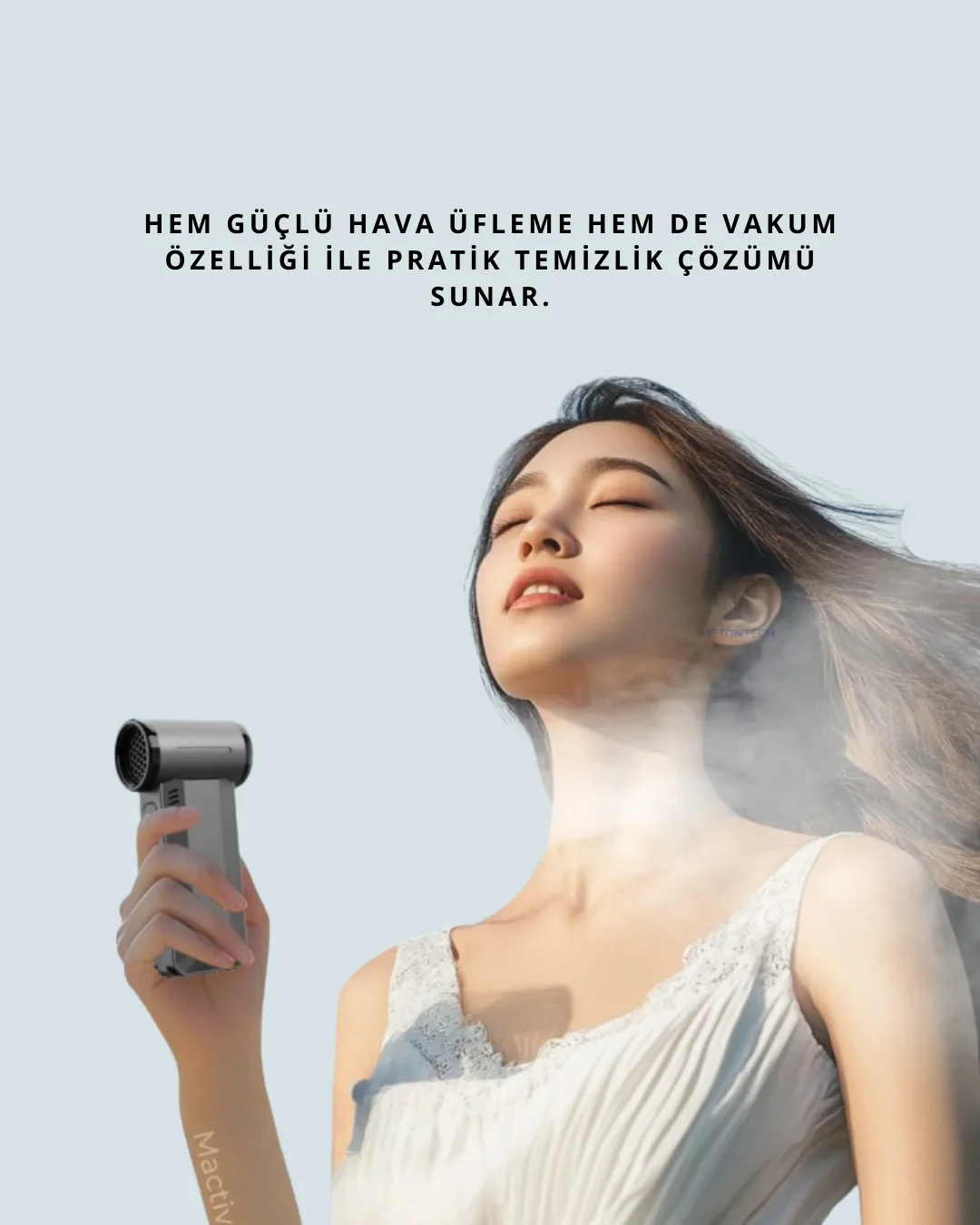 Araç İçi ve Ev İçin Güçlü Hava Üfleyici Toz Temizleme Makinesi