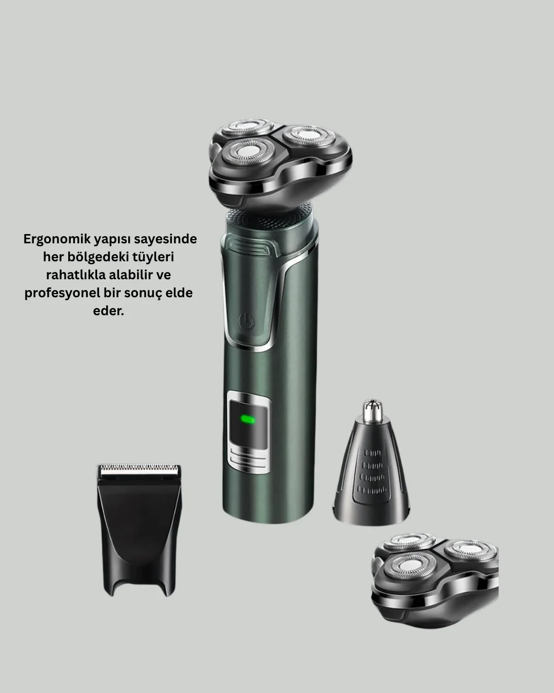 Kablosuz Şarjlı Çok Amaçlı Tıraş Makinesi