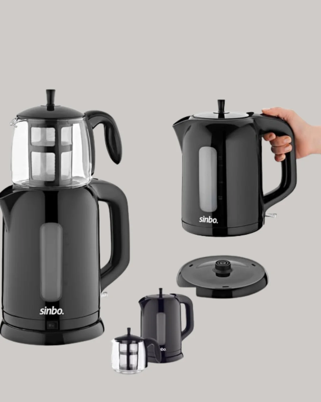 Sinbo STM 5840 Elektrikli Çay Makinesi 1800 Watt 1,7 Litre