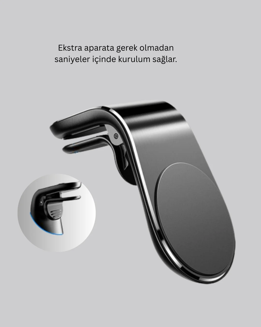Güçlü Manyetik Araç Telefon Tutucu – GPS Navigasyon İçin İdeal