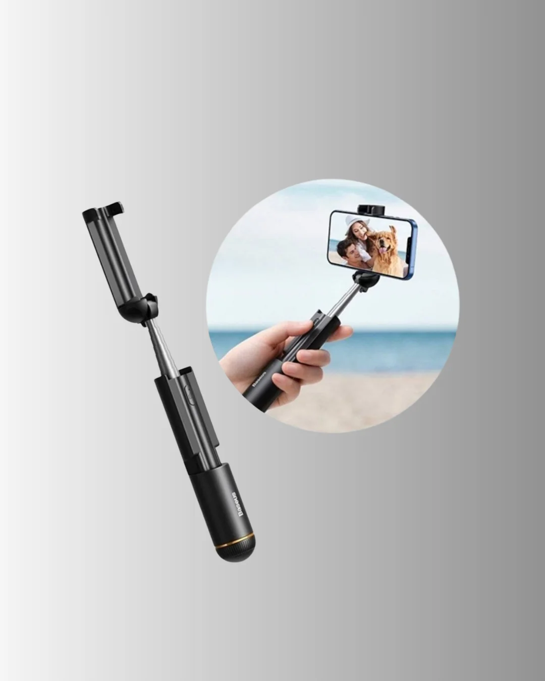Bluetooth Işıklı Uzaktan Kumandalı Selfie Çubuğu – 130 cm Yükseklik