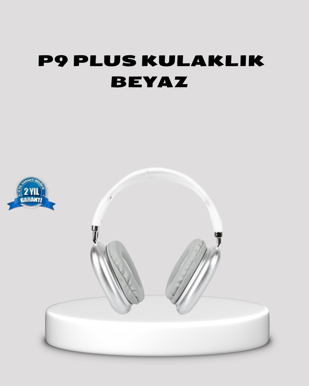 Bluetooth 5.0 Kulak Üstü Kulaklık – Uzamsal Ses, Gürültü Engelleme, Ergonomik Tasarım