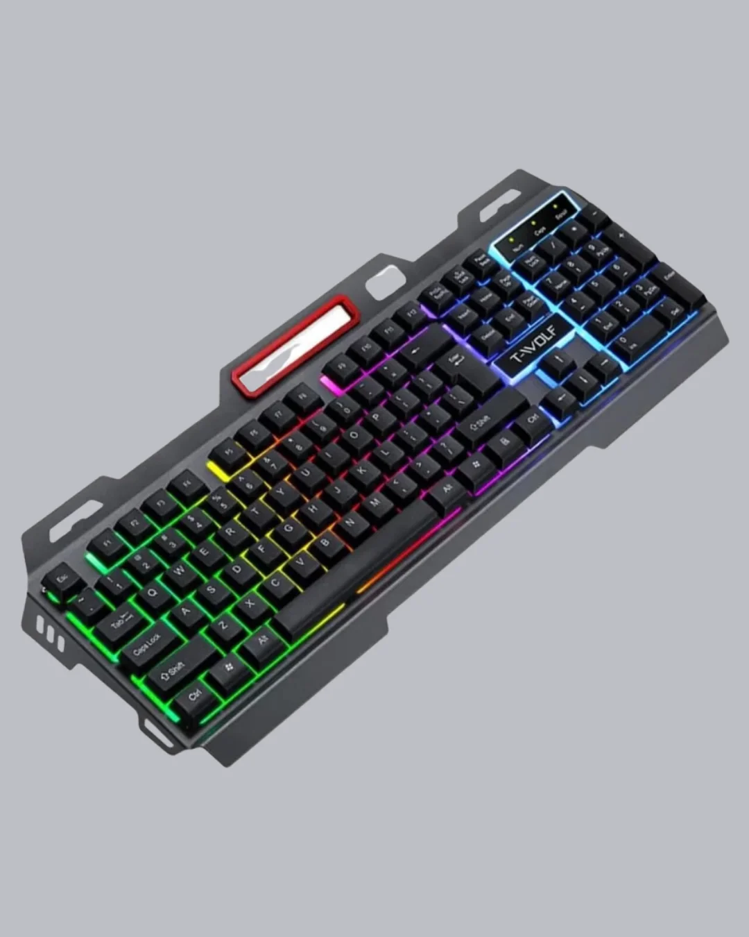 RGB Aydınlatmalı Klavye Mouse Seti – USB Bağlantılı, Türkçe Q, Ayarlanabilir DPI, Ergonomik Yapı