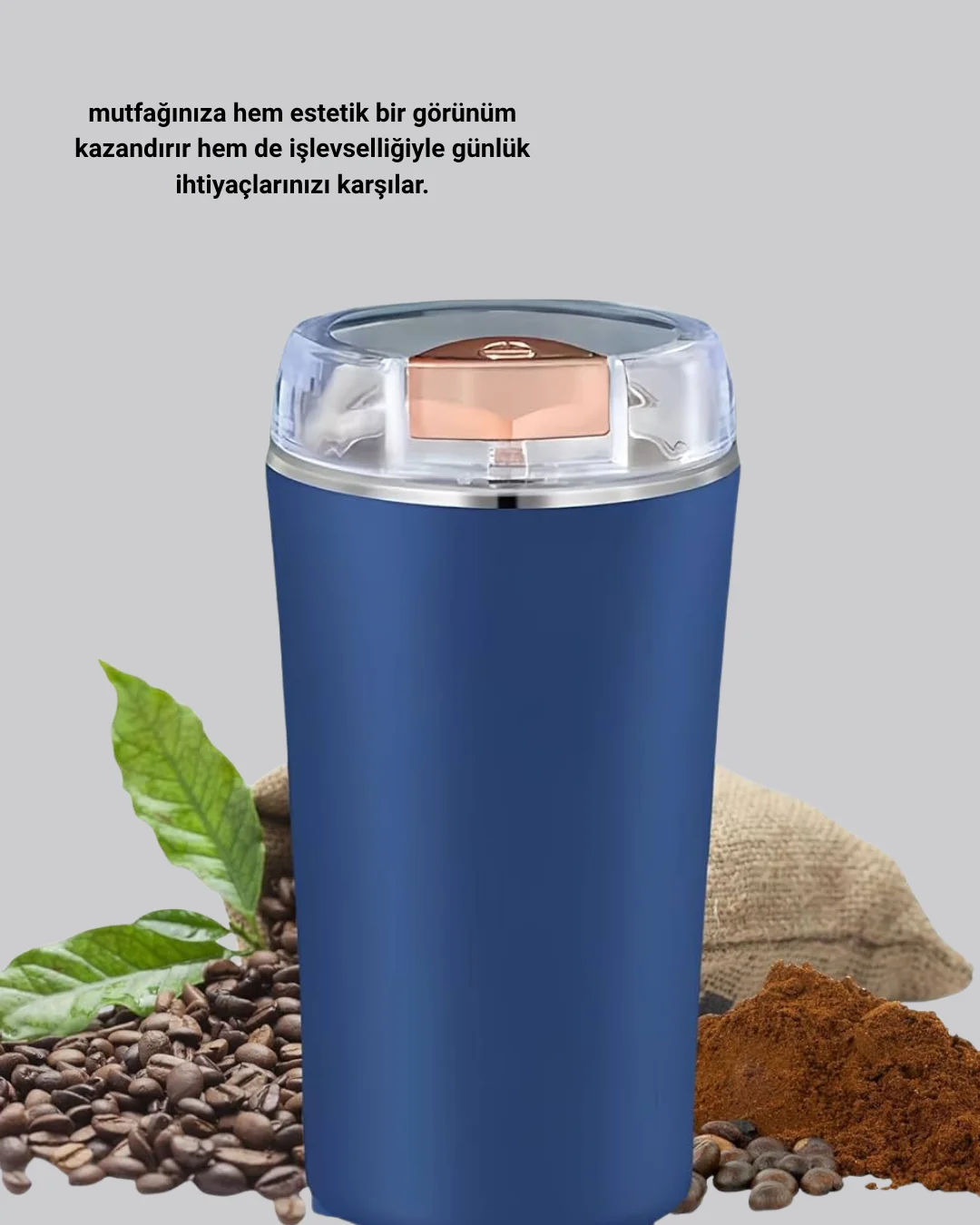 Otomatik Paslanmaz Çelik Kahve ve Baharat Öğütücü
