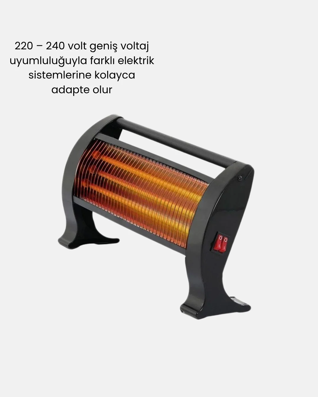 2 Yıl Garantili 1200W Ayak Isıtıcı – Soğuk Günlerde Hızlı ve Güvenli Isınma