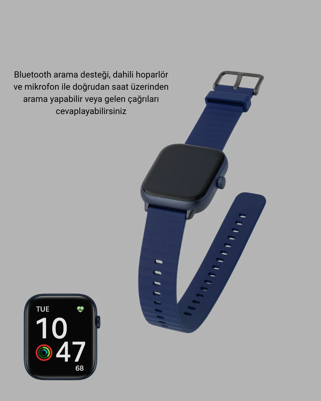 Akıllı Saat Ultra  2.05 IPS Ekran Bluetooth Aramalı Spor Modlu