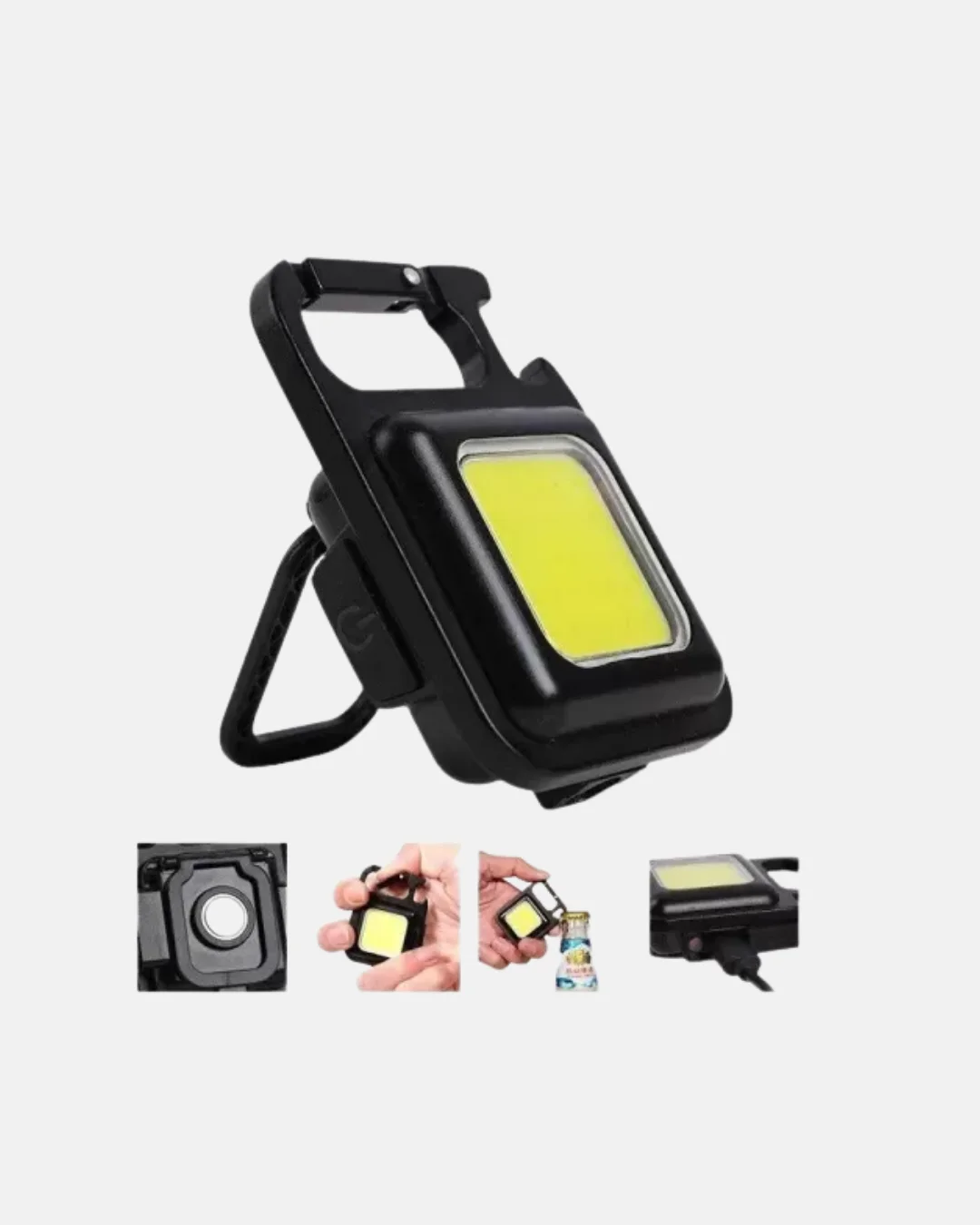 LED Mini Anahtarlık Fener – 1000 Lümen Güçlü Işık ve USB Type-C Şarjlı Yeni Nesil