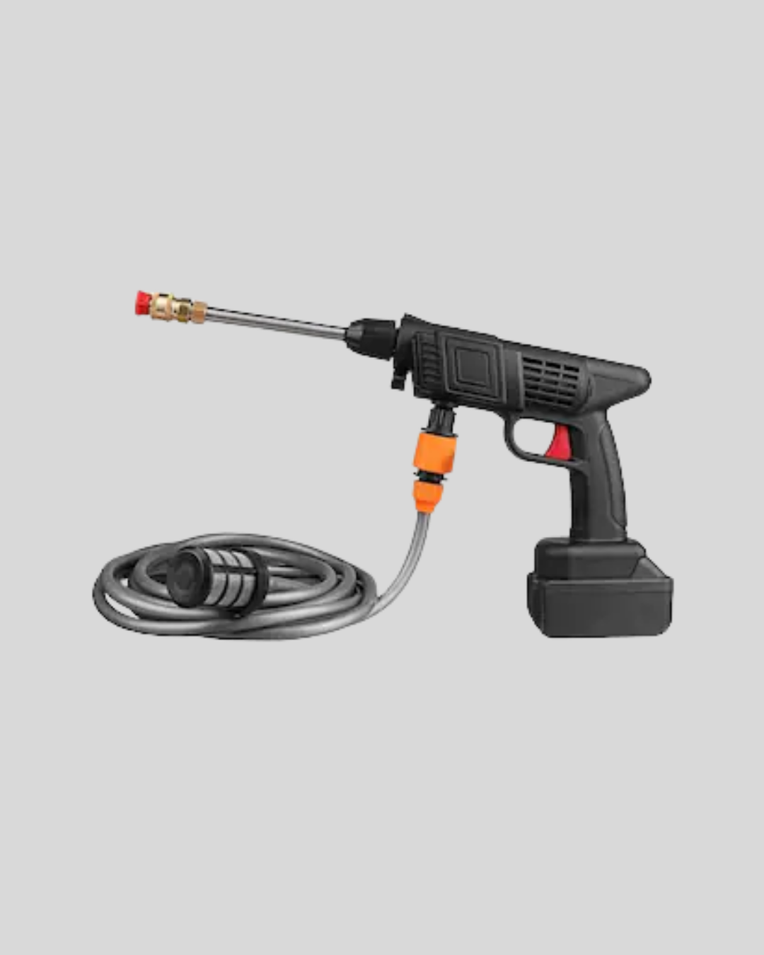 Kablosuz Basınçlı Yıkama Makinesi – 48V Güçlü Motor, 2 Pil ve Köpük Hazneli
