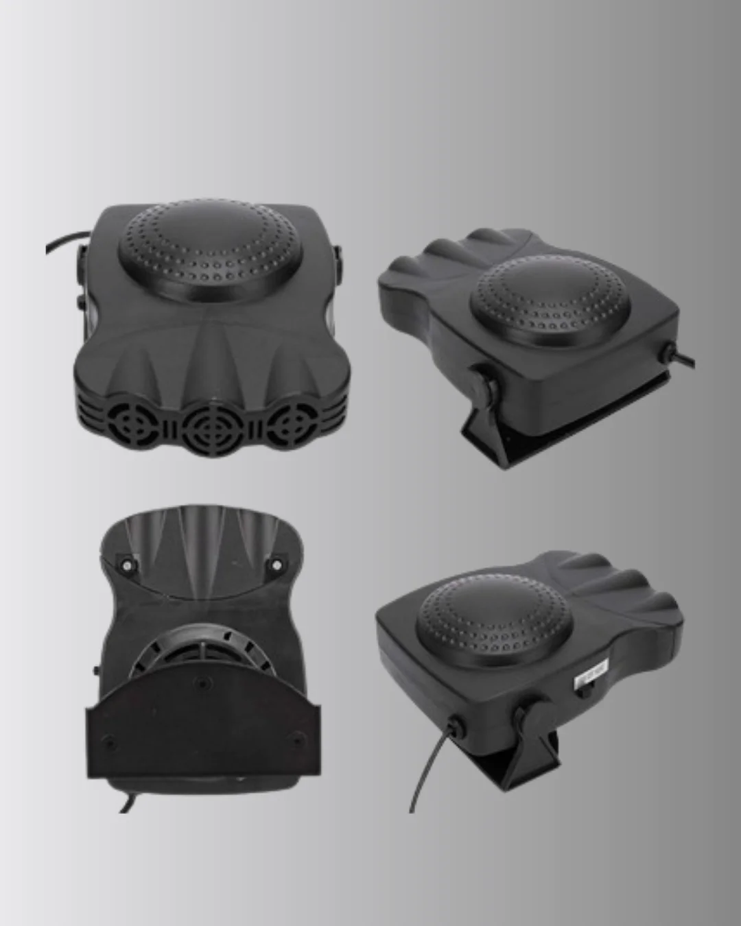 3’ü 1 Arada Araç İçi Isıtıcı ve Fan 150W Güçlü ve 360° Dönebilen Başlıklı