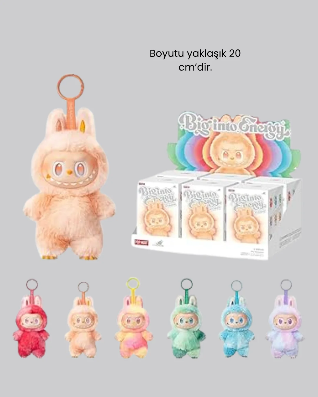 Labubu Koleksiyonluk Peluş Oyuncak – Yumuşak Kumaşlı, Dekoratif Tasarım, Hediyelik