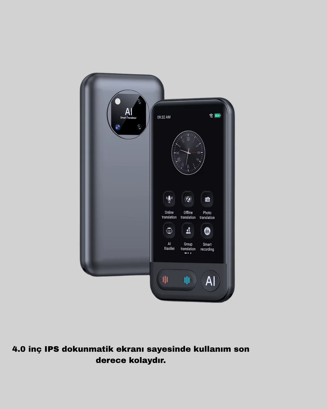Akıllı Taşınabilir Tercüman – 17 Çevrimdışı, 139 Çevrimiçi Dil Desteği