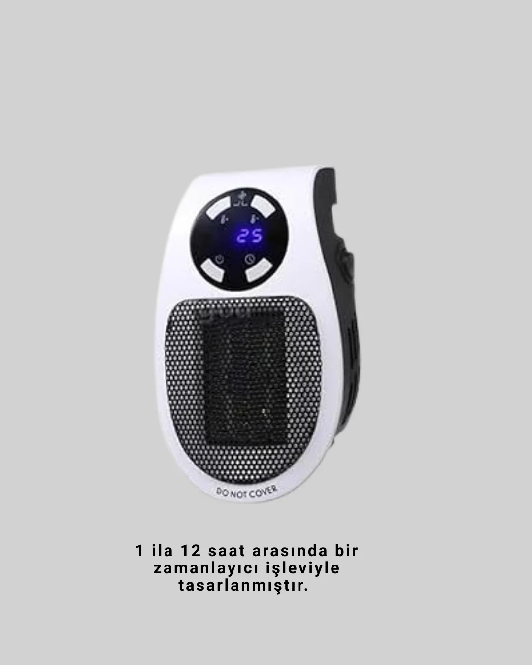 Priz Tipi Mini Isıtıcı LED Ekran Ayarlı Sıcaklık Zamanlayıcı