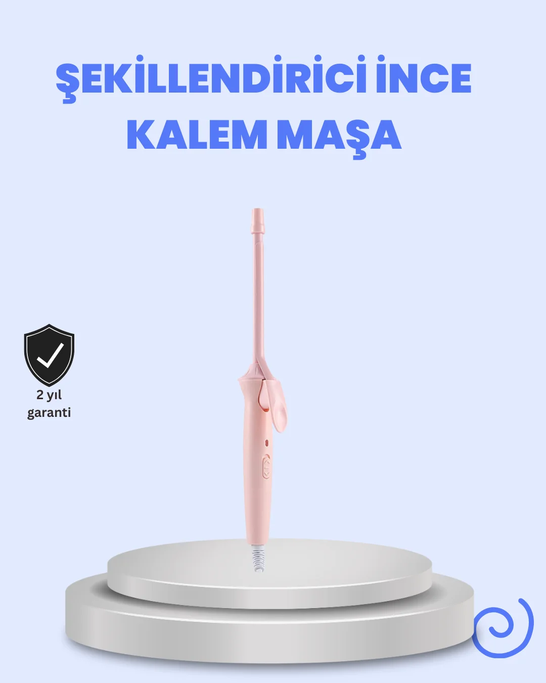 Seramik Kaplamalı İnce Saç Maşası 130°C Sabit Isı