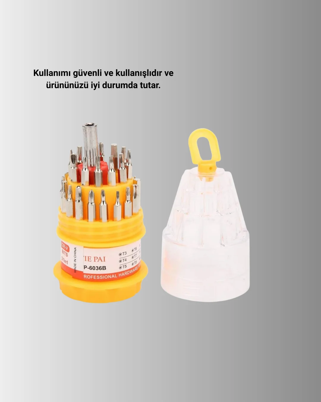Kompakt Tornavida Seti Elektronik Cihaz Tamiri İçin
