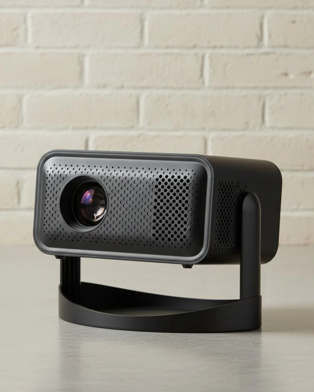 Smart Projector Android TV Taşınabilir Gimbal Standlı