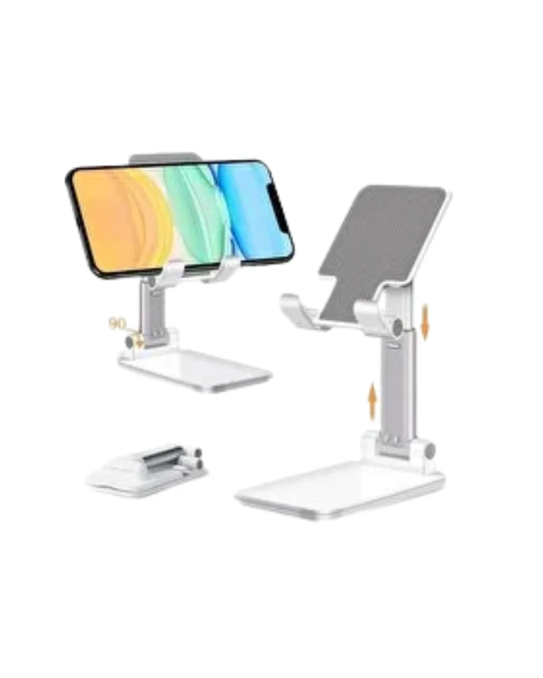 Minimal Tasarımlı Masaüstü Telefon Standı Beyaz