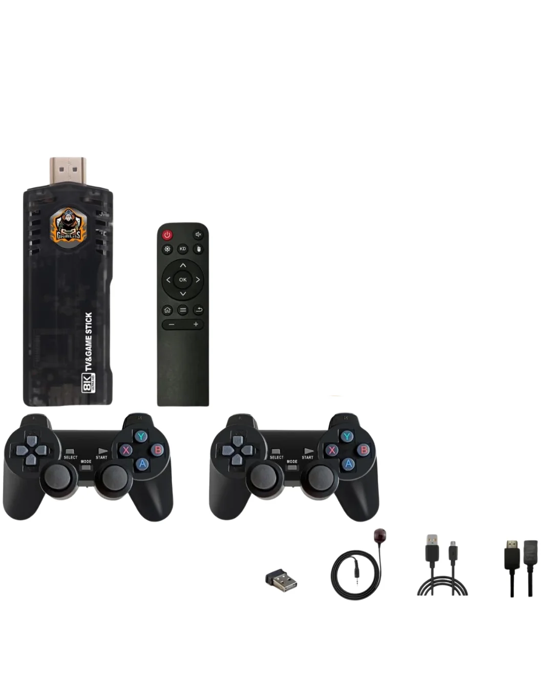 Çift Sistem Kablosuz Retro Oyun Konsolu HDMI Çıkış Android Uyumlu Gamepad Seti