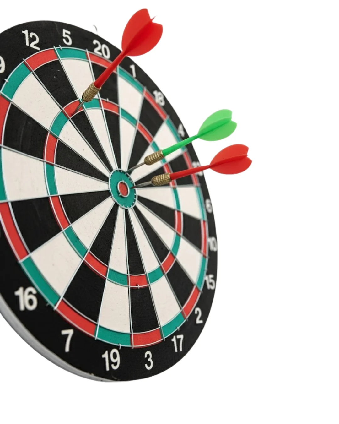 15 İnç Dart Tahtası Seti Dayanıklı Yapı 4 Metal Dart Oku