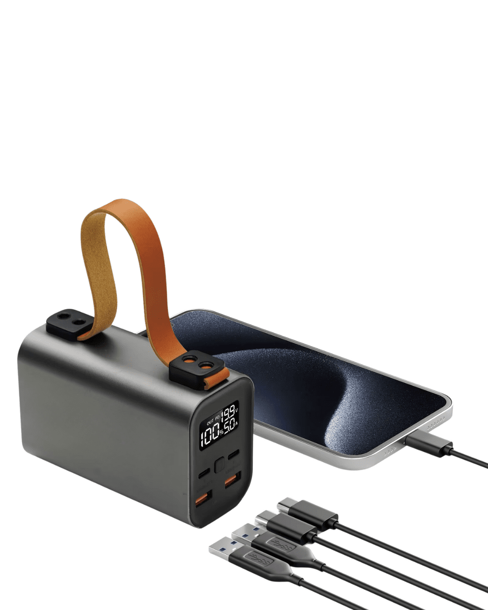 50000 mAh Powerbank Süper Hızlı Şarj LED Dijital Göstergeli Taşınabilir Şarj Cihazı