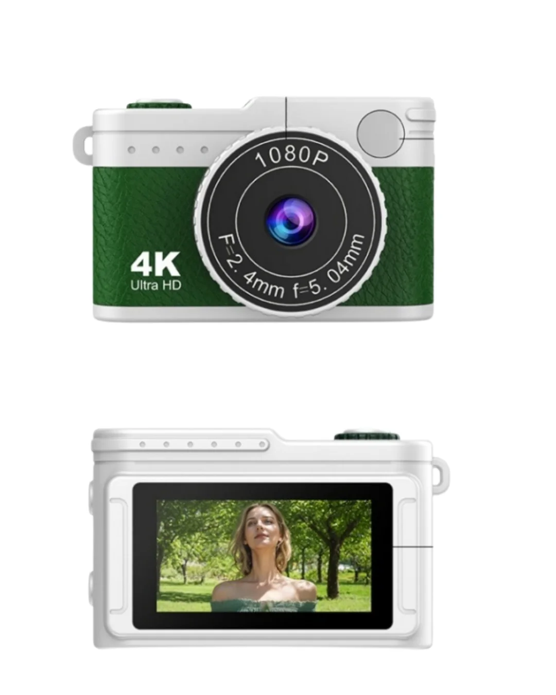 Mini 4K Ultra HD Dijital Kamera 1080P Video IPS Ekran Cep Boy Taşınabilir