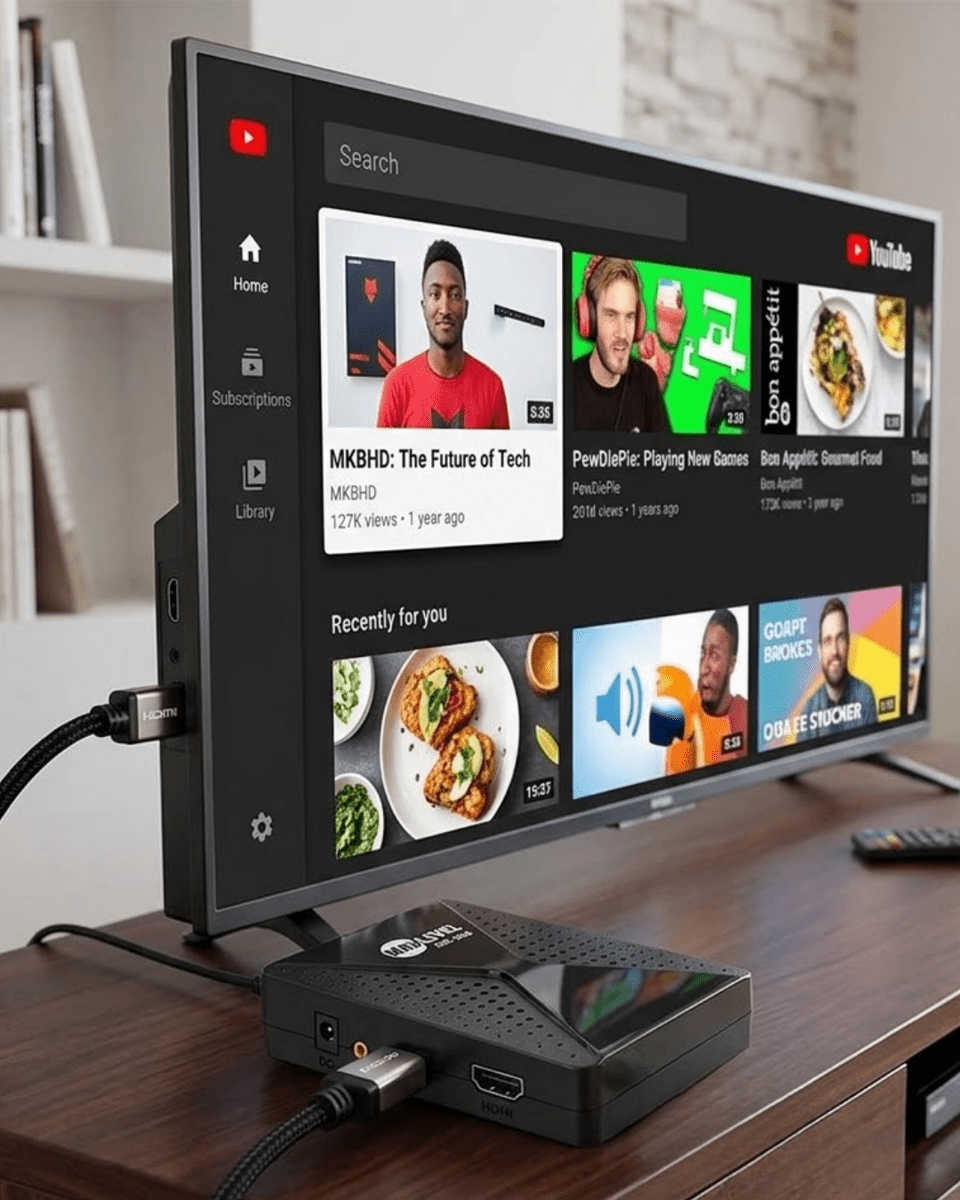 Dijital Uydu Receiver 1080P HDMI Çıkışlı Kanal Güncellemeli