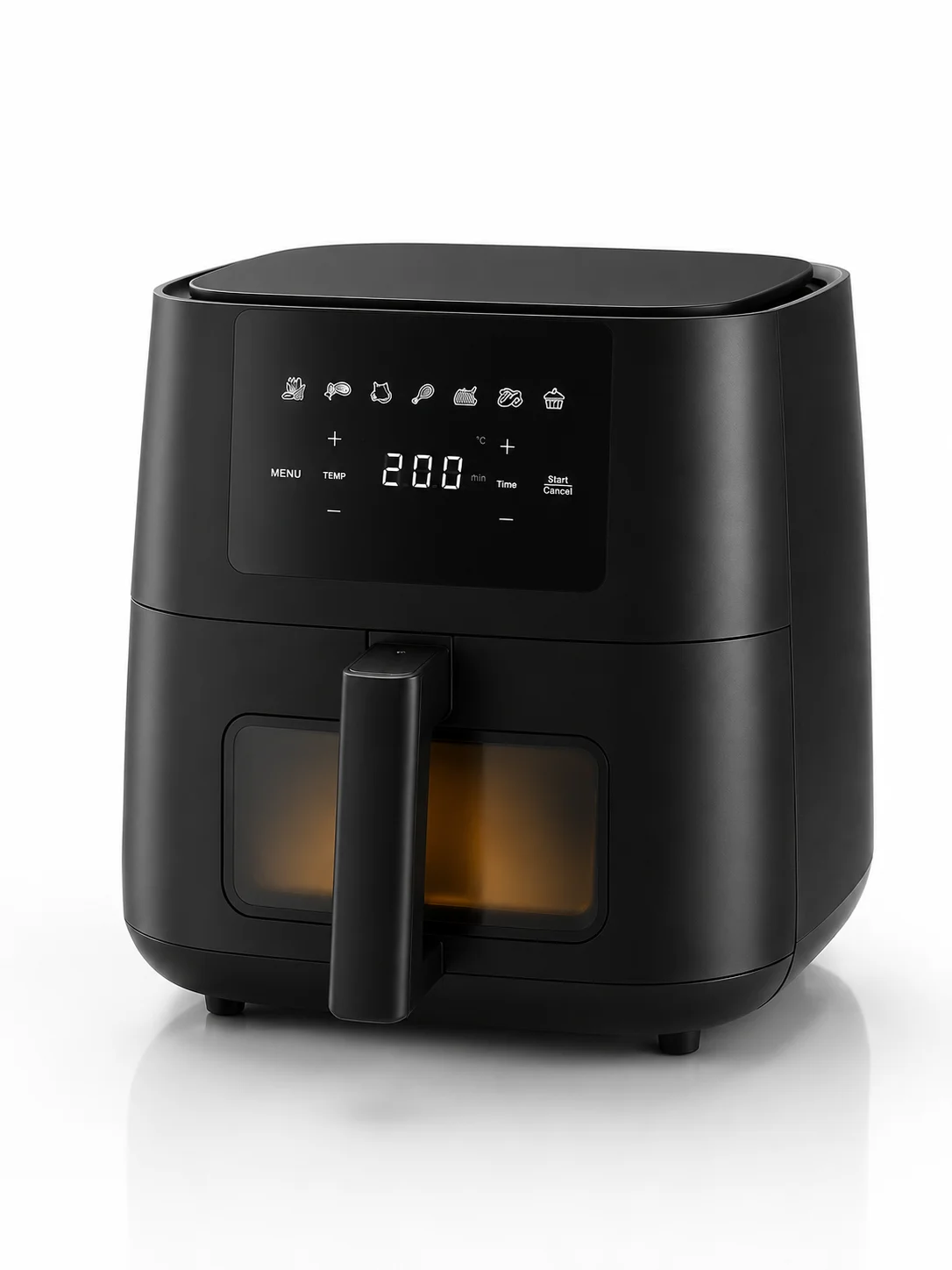 Dokunmatik Ekranlı Air Fryer Sağlıklı Yağsız Pişirme Cihazı