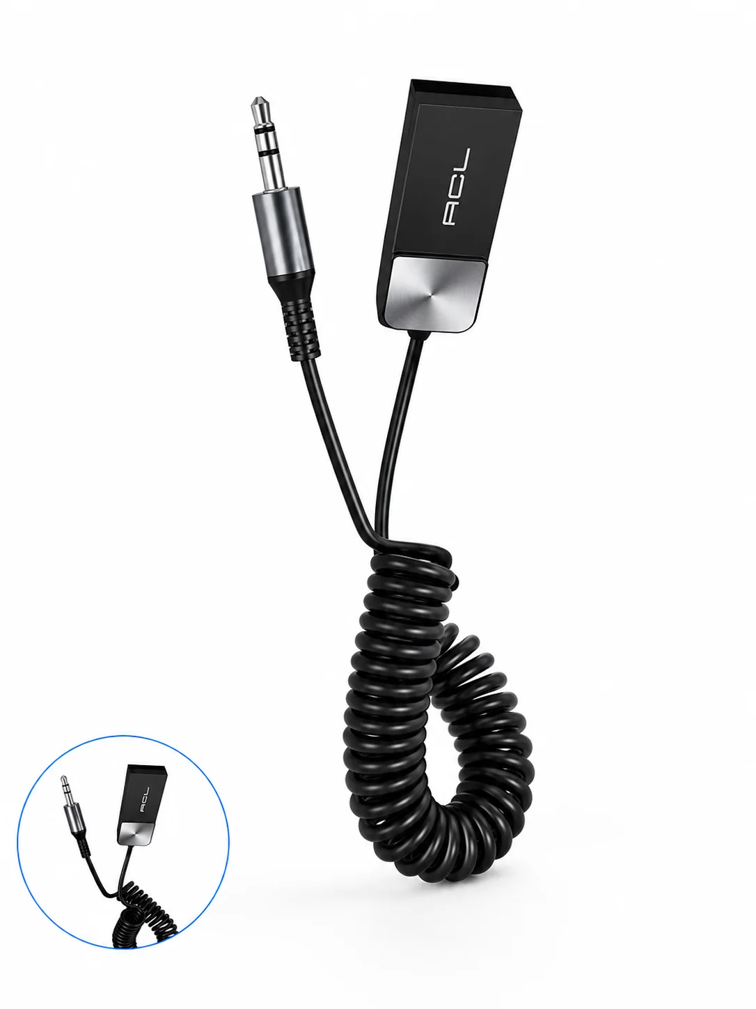 USB AUX Bluetooth Adaptörü Kablosuz Ses Aktarım Cihazı