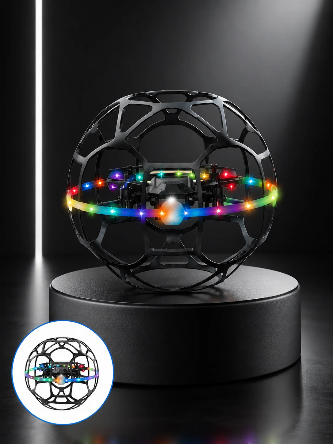 El Sensörlü Uçan Top Drone Çocuklar İçin LED Işıklı Eğlence Oyuncağı