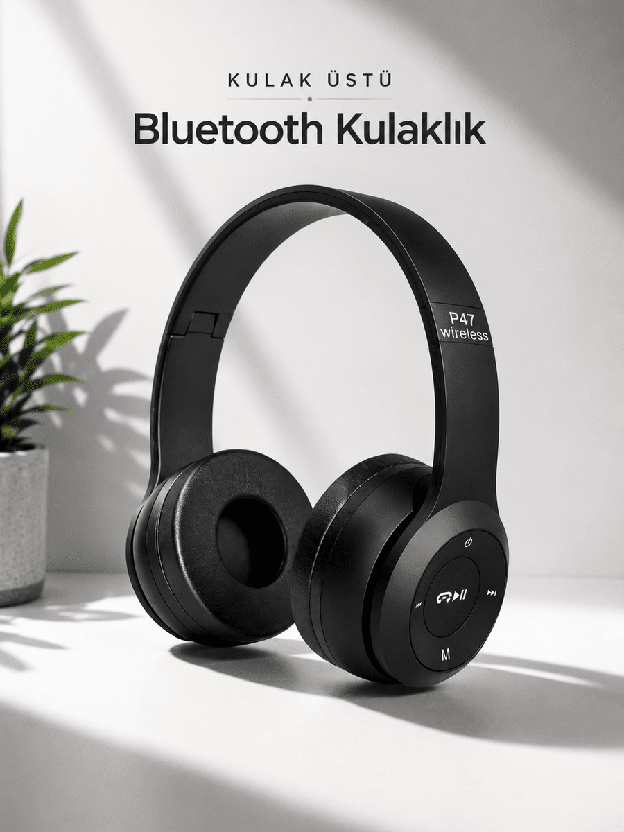 Kulak İçi Kablosuz Bluetooth Kulaklık Ekstra Bass ve Çok Yönlü Kullanım