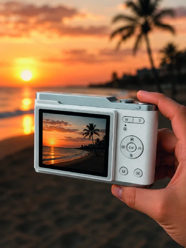Dijital Kamera 4K Video 48 MP Fotoğraf Çekim Özellikli