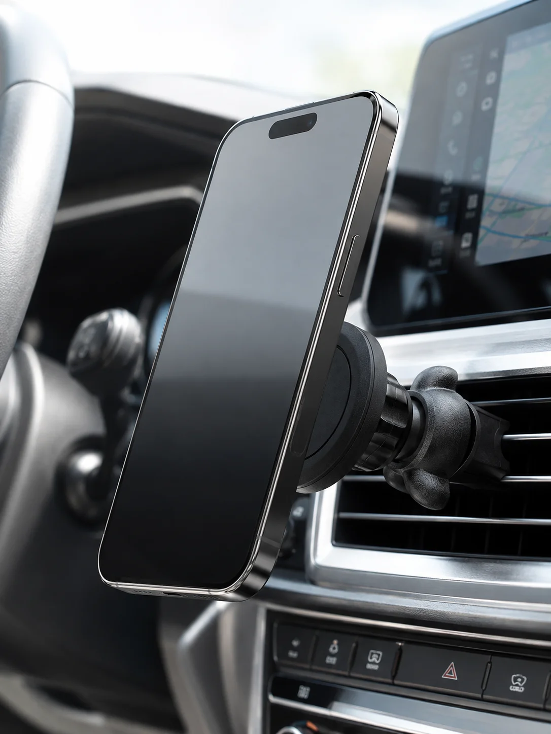Araç İçi Manyetik Telefon Tutucu Havalandırma Klipsli Telefon Standı
