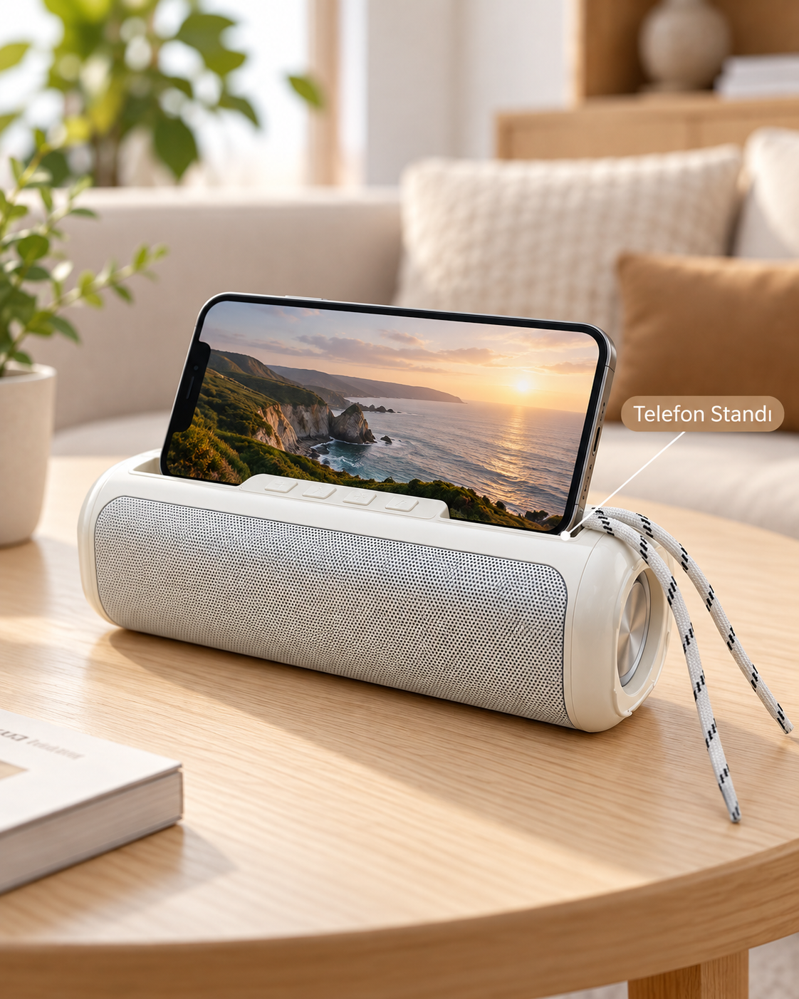 RGB Işıklı Bluetooth Kablosuz Hoparlör TWS Stereo Destekli USB ve TF Kart Girişli